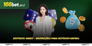 Depósito 166Bet Instruções para depósito rápido